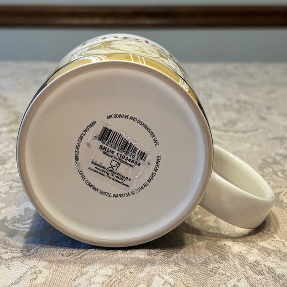Starbucks Global Icon City Collector Series England Shakespeare Mug 2014 16oz - Picture 8 of 9